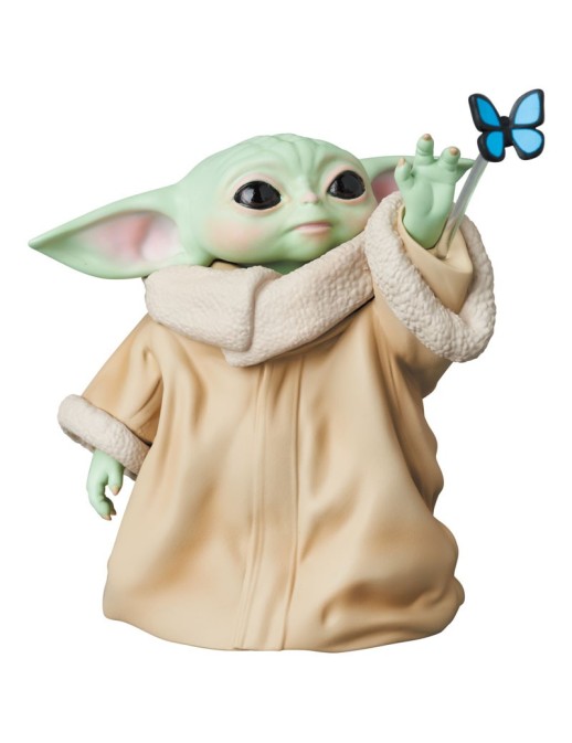 Medicom Toy Ultra Detail Mini Figures Star Wars The Mandalorian The Child Blue Butterfly