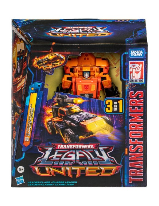 Hasbro Transformers Generations Legacy United Leader G1 Triple Changer Sandstorm