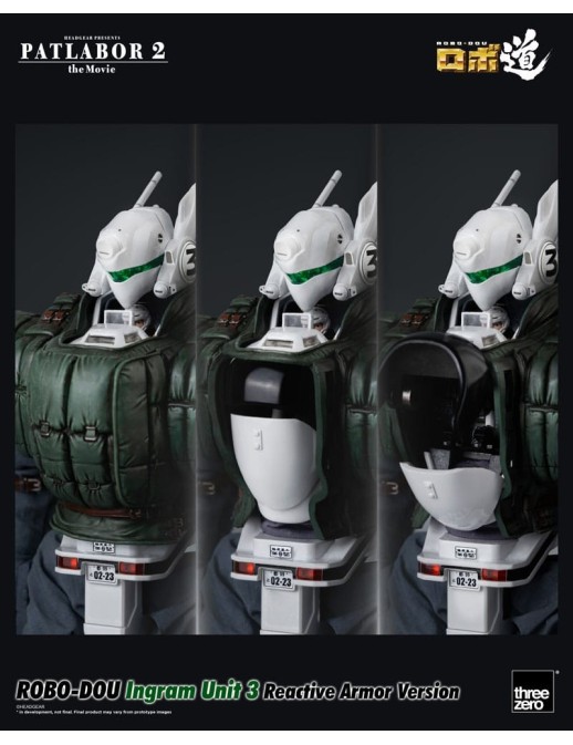 Threezero ROBO-DOU Mobile Police Patlabor 2: The Movie Ingram Unit 3 Reactive Armor Version