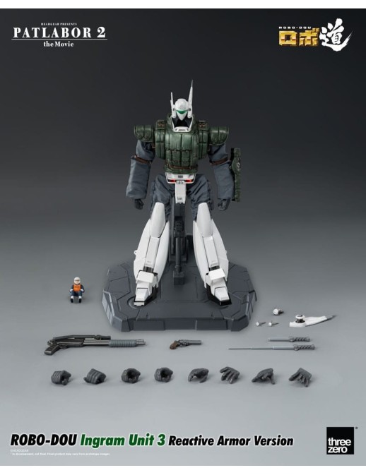 Threezero ROBO-DOU Mobile Police Patlabor 2: The Movie Ingram Unit 3 Reactive Armor Version
