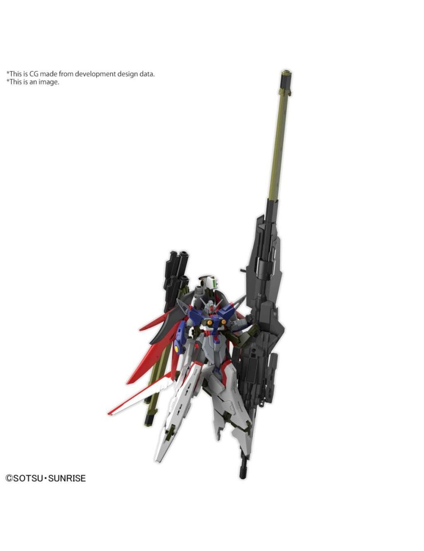 Bandai High Grade HGCE 1/144 Mobile Suit Gundam ZGMF/A-42S2 Destiny Gundam Spec II A-GXQ754/V2 Zeus Silhouette