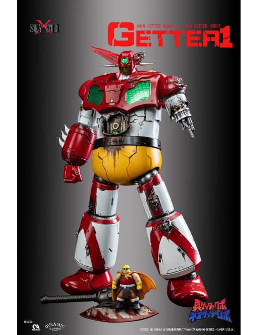 Sky X Studio SXD Chogokin Shin Getter Robot VS Neo Getter Robot Getter 1 Battle Damaged