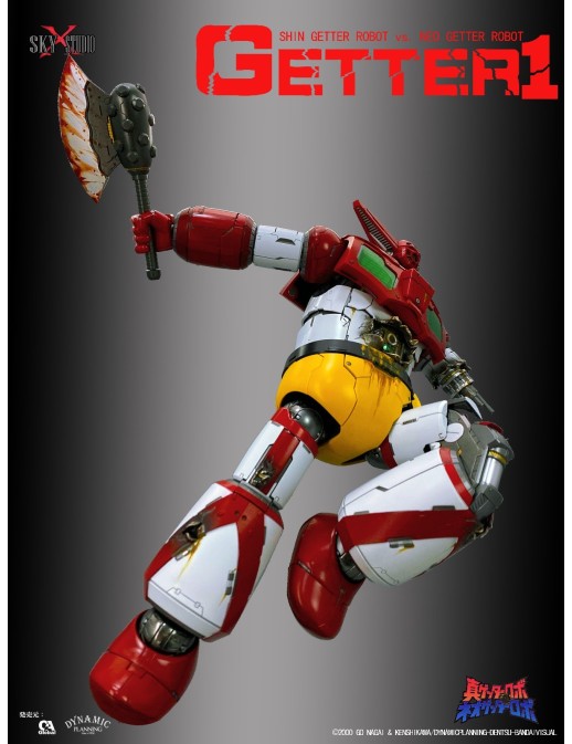Sky X Studio SXD Chogokin Shin Getter Robot VS Neo Getter Robot Getter 1 Battle Damaged