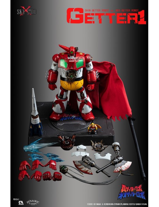 Sky X Studio SXD Chogokin Shin Getter Robot VS Neo Getter Robot Getter 1 Battle Damaged