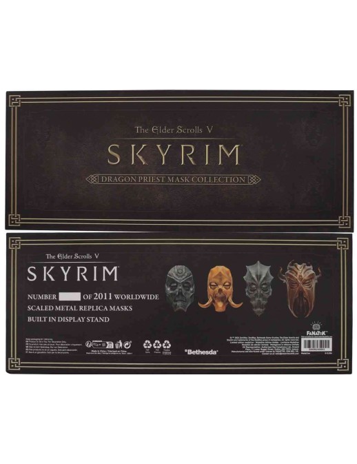 Fanattik The Elder Scrolls V Skyrim Dragon Priest Masks