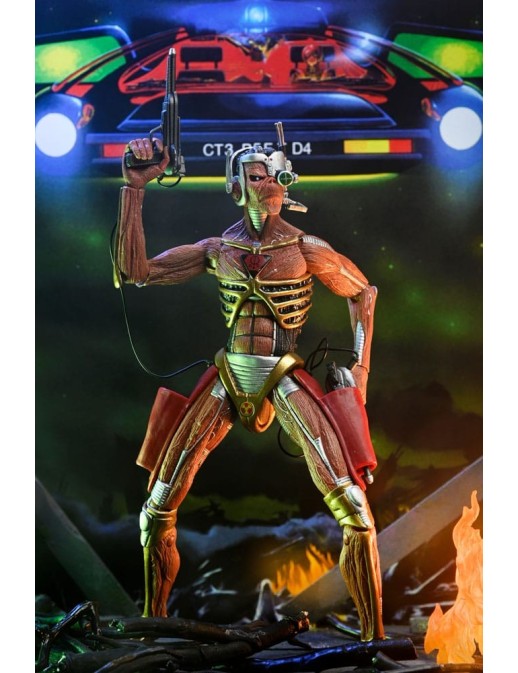 Neca Iron Maiden Future Past World Tour Samurai Eddie & Cyborg Eddie