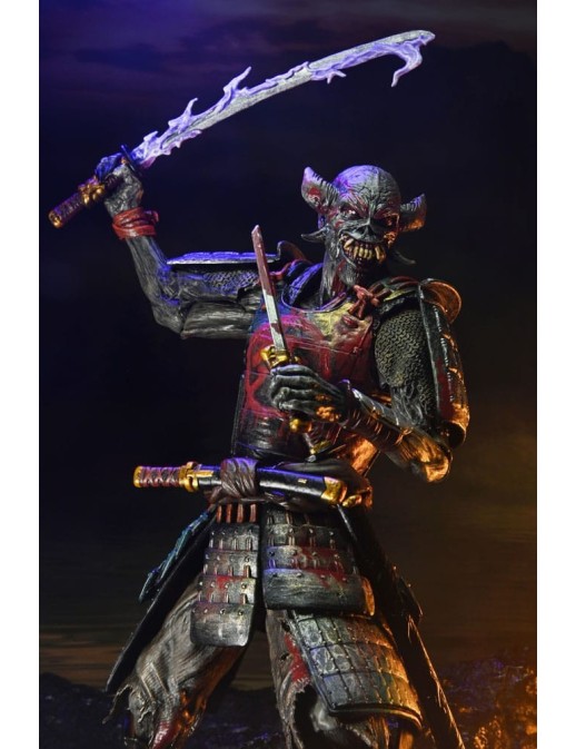 Neca Iron Maiden Future Past World Tour Samurai Eddie & Cyborg Eddie
