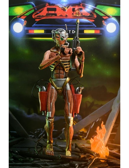 Neca Iron Maiden Future Past World Tour Samurai Eddie & Cyborg Eddie