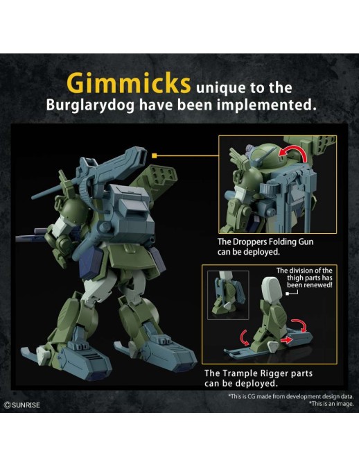 Bandai High Grade HG Armored Trooper Votoms ATM-09-DD Burglarydog