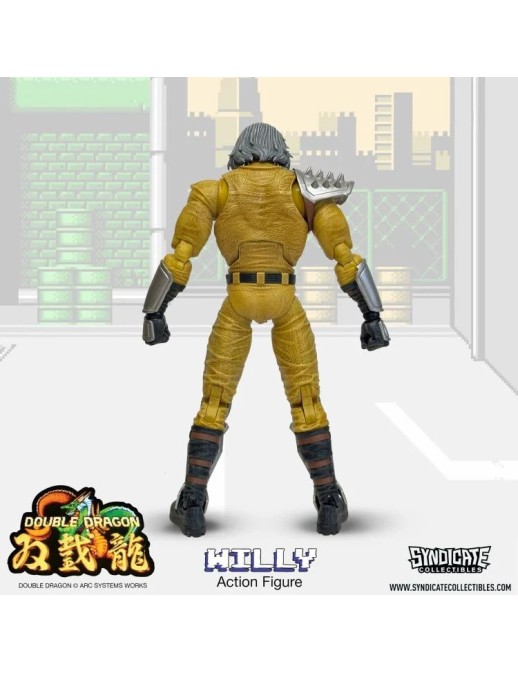Syndicate Collectibles Double Dragon Willy Deluxe Action Figure