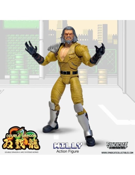 Syndicate Collectibles Double Dragon Willy Deluxe Action Figure
