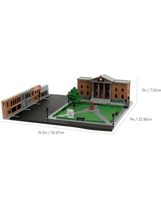 Jada Toys Nano Scene Back to the Future Hill Valley Courthouse