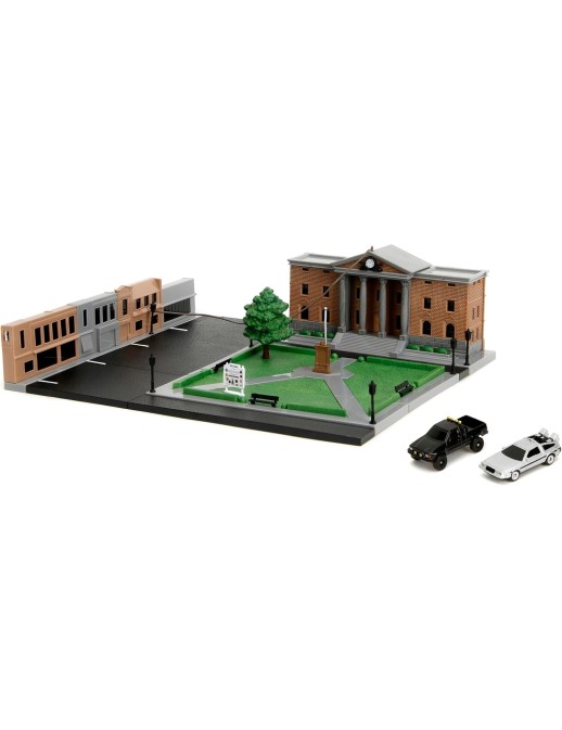 Jada Toys Nano Scene Back to the Future Hill Valley Courthouse
