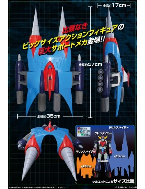 Future Quest Grand Action Big Size Model UFO Robot Grendizer Drill Spazer