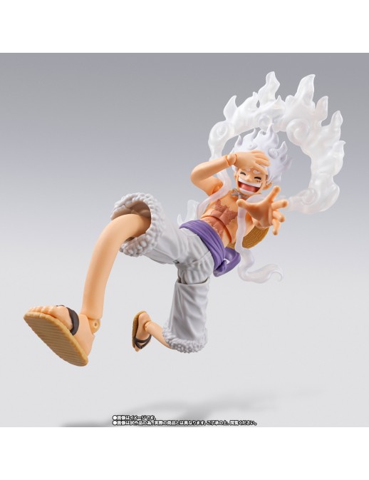 Bandai S.H. Figuarts One Piece Monkey D. Luffy Gear 5 Future Island Egghead