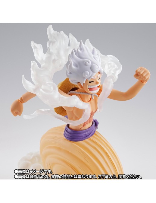 Bandai S.H. Figuarts One Piece Monkey D. Luffy Gear 5 Future Island Egghead