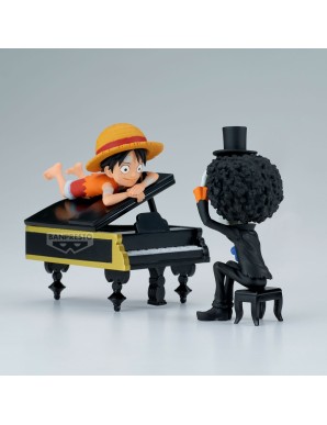 Banpresto One Piece World Collectable Figure Log Stories Monkey D. Luffy & Brook
