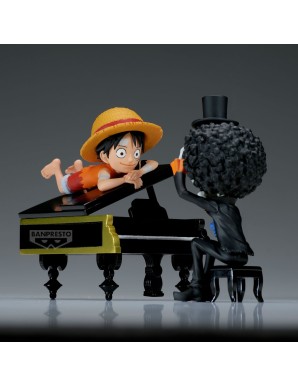 Banpresto One Piece World Collectable Figure Log Stories Monkey D. Luffy & Brook