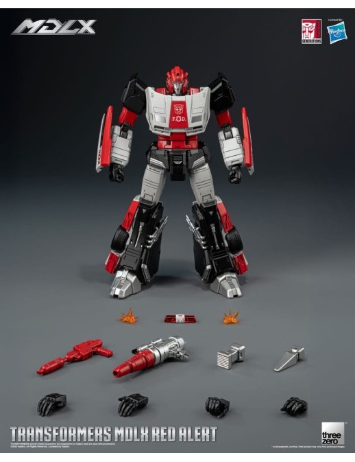 Threezero Transformers MDLX Articulated Figures Series Red Alert