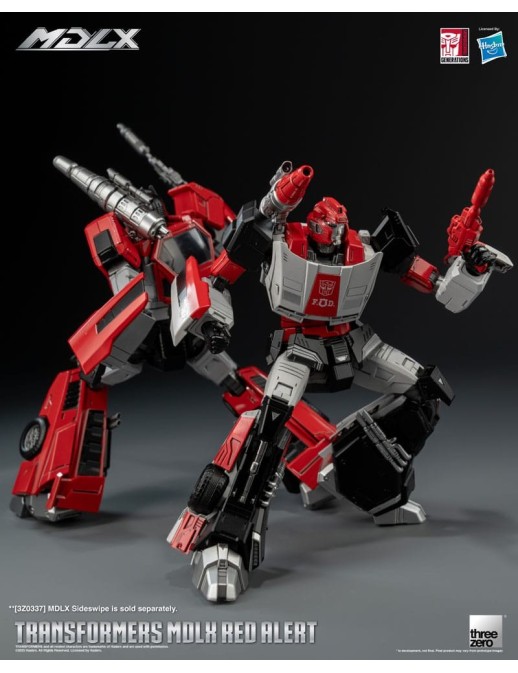 Threezero Transformers MDLX Articulated Figures Series Red Alert