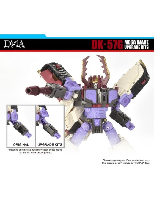 DNA Design DK-57G Upgrade Kits for Transformers Legacy United Leader Armada Universe Galvatron