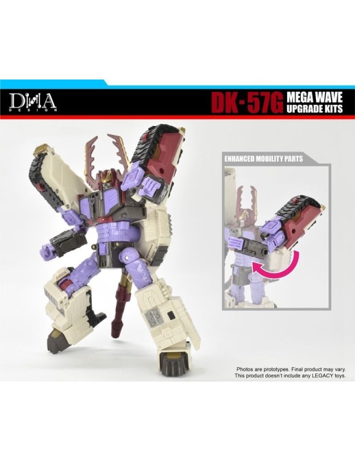 DNA Design DK-57G Upgrade Kits for Transformers Legacy United Leader Armada Universe Galvatron