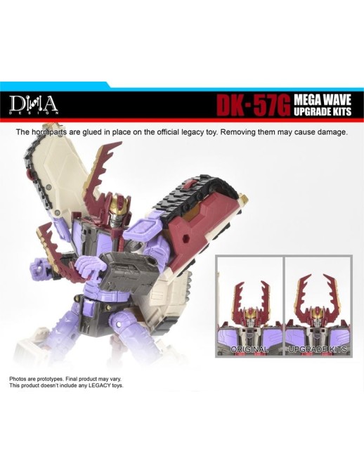 DNA Design DK-57G Upgrade Kits for Transformers Legacy United Leader Armada Universe Galvatron