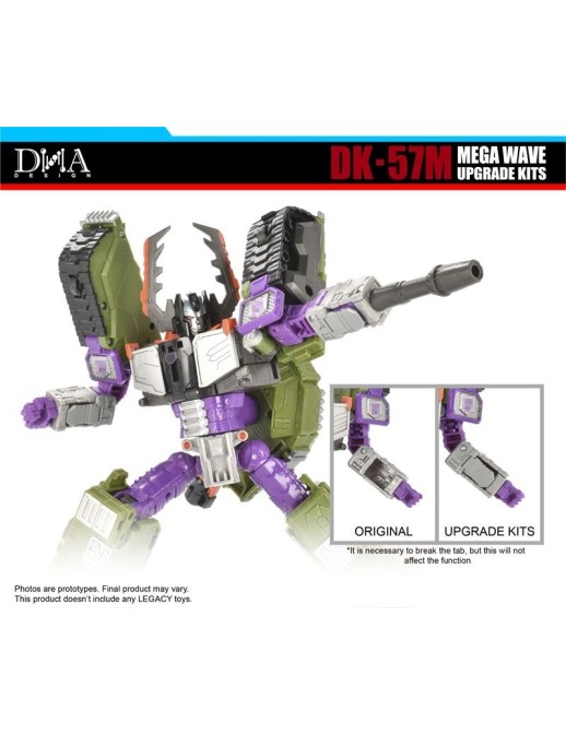 DNA Design DK-57M Upgrade Kits for Transformers Legacy United Titan Armada Universe Tidal Wave & Galvatron