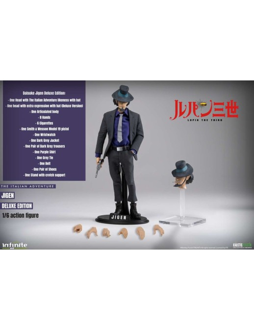 Infinite Statue & Collectibles Lupin The 3rd The Italian Adventure Daisuke Jigen Deluxe Edition