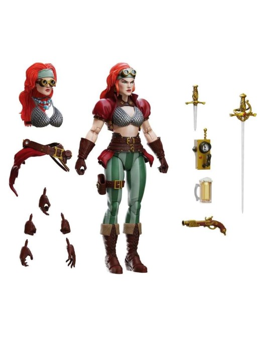 Boss Fight Studio H.A.C.K.S. Figure Red Sonja Steampunk Legend