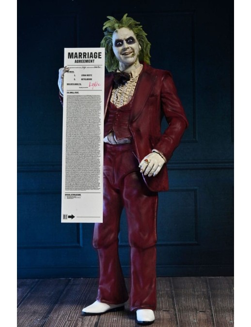 Neca Beetlejuice Beetlejuice Red Tuxedo Beetlejuice