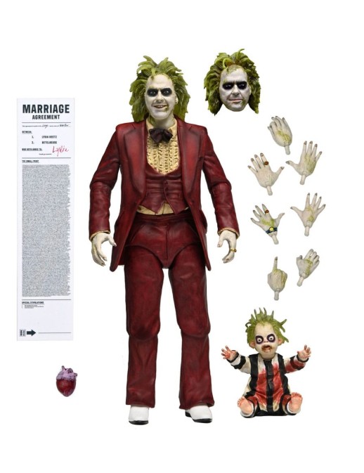 Neca Beetlejuice Beetlejuice Red Tuxedo Beetlejuice