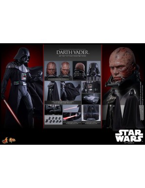 Hot Toys Movie Masterpiece Star Wars Revenge of the Sith Darth Vader 1/6 Scale Collectible Figure