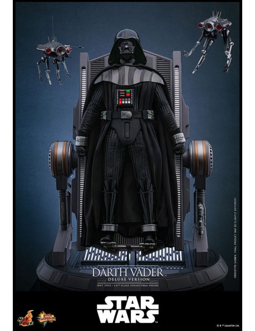 Hot Toys Movie Masterpiece Star Wars Revenge of the Sith Darth Vader 1/6 Scale Collectible Figure Deluxe Edition