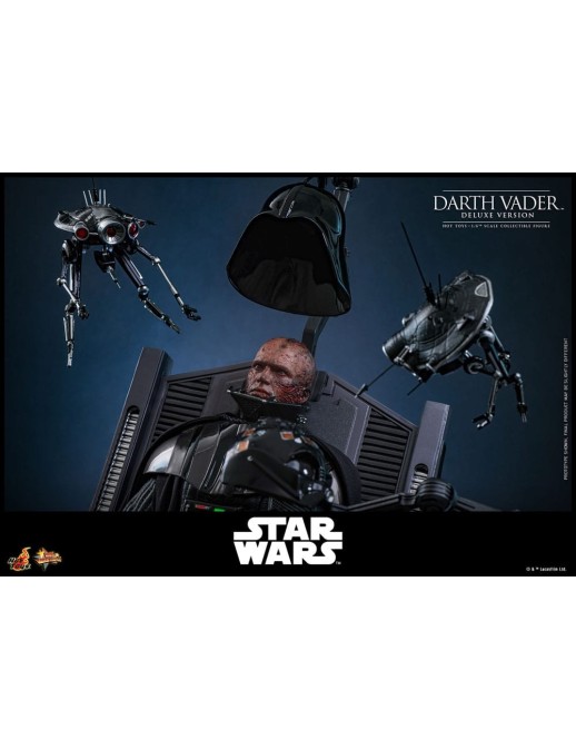 Hot Toys Movie Masterpiece Star Wars Revenge of the Sith Darth Vader 1/6 Scale Collectible Figure Deluxe Edition