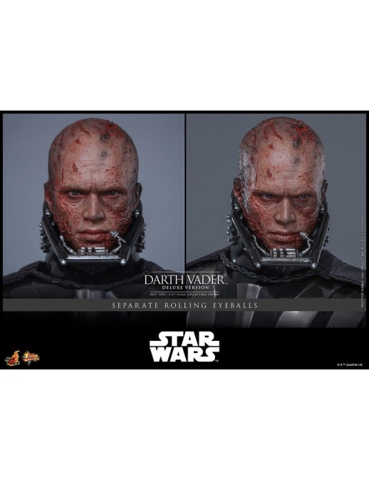 Hot Toys Movie Masterpiece Star Wars Revenge of the Sith Darth Vader 1/6 Scale Collectible Figure Deluxe Edition