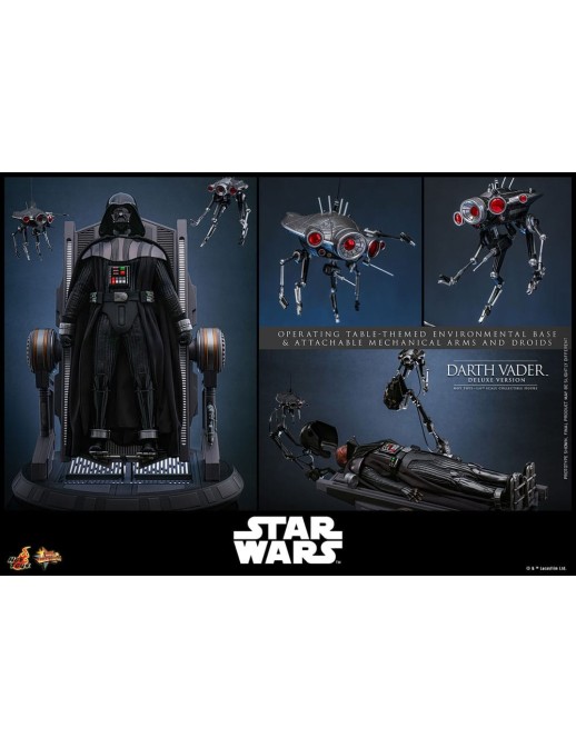 Hot Toys Movie Masterpiece Star Wars Revenge of the Sith Darth Vader 1/6 Scale Collectible Figure Deluxe Edition