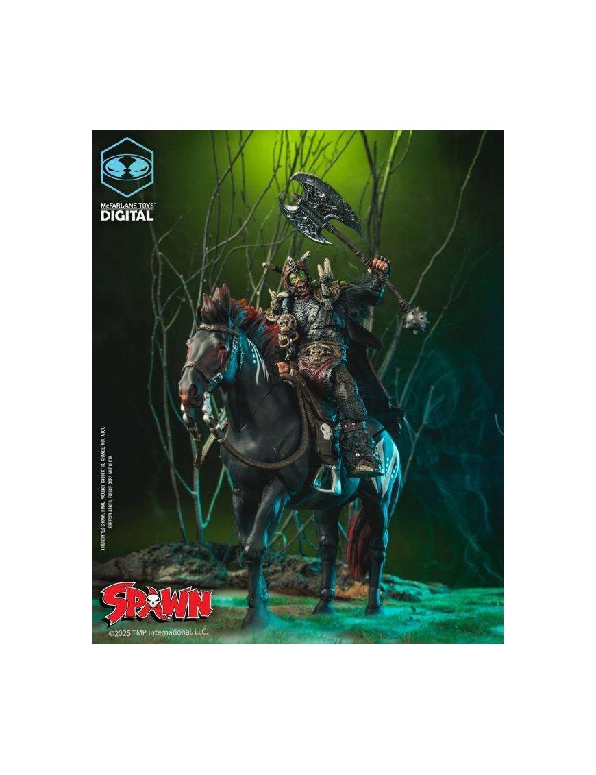 McFarlane Spawn: The Dark Ages Spawn the Bloodaxe with Horse