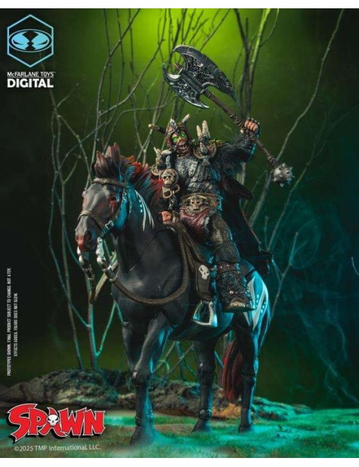 McFarlane Spawn: The Dark Ages Spawn the Bloodaxe with Horse