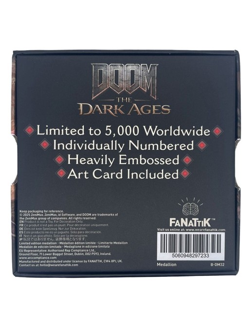 Fanattik Doom: The Dark Ages Medallion Saw Shield