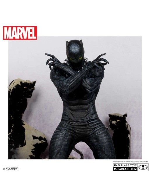 Mc Farlane Toys Marvel Comics Black Panther Marvel Knights 4 1/10 Scale Statue