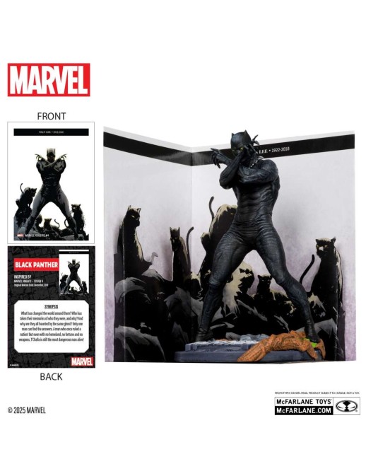 Mc Farlane Toys Marvel Comics Black Panther Marvel Knights 4 1/10 Scale Statue