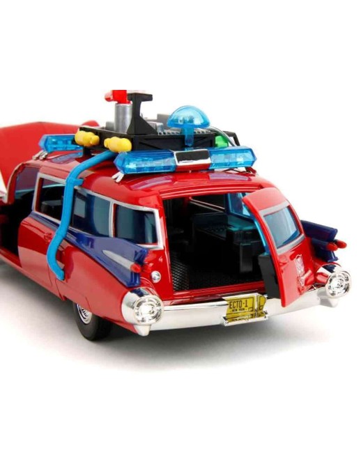 Jada Toys Diecast Model 1/24 Scale Ghostbusters X Transformers Ecto-1 Optimus Prime Limited Edition