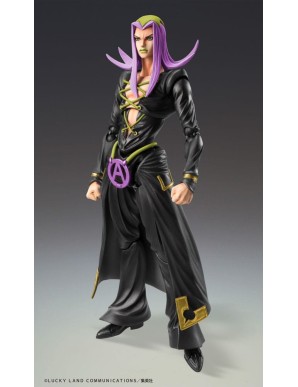 Medicos Super Action Statue JoJo's Bizarre Adventure Golden Wind Leone Abbacchio Black Version