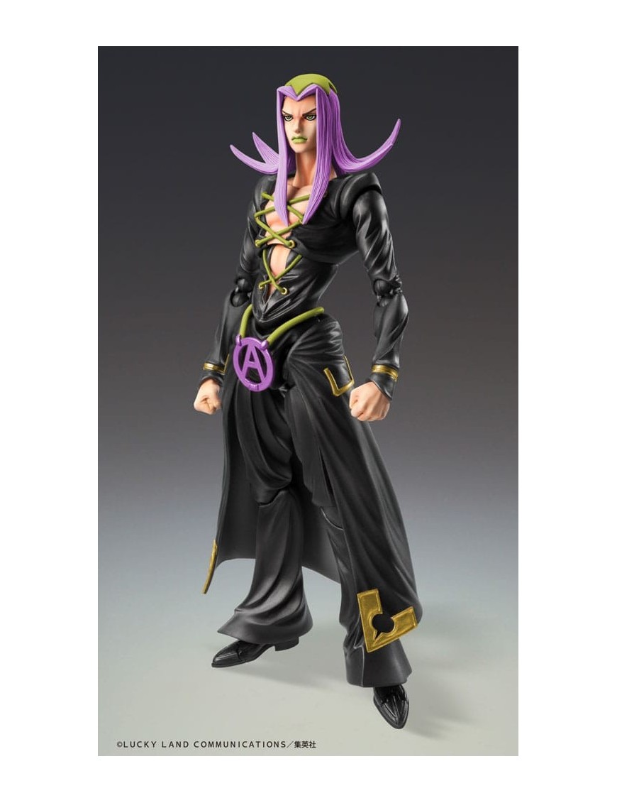 Medicos Super Action Statue JoJo's Bizarre Adventure Golden Wind Leone Abbacchio Black Version