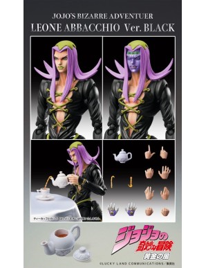 Medicos Super Action Statue JoJo's Bizarre Adventure Golden Wind Leone Abbacchio Black Version