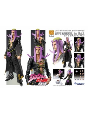 Medicos Super Action Statue JoJo's Bizarre Adventure Golden Wind Leone Abbacchio Black Version