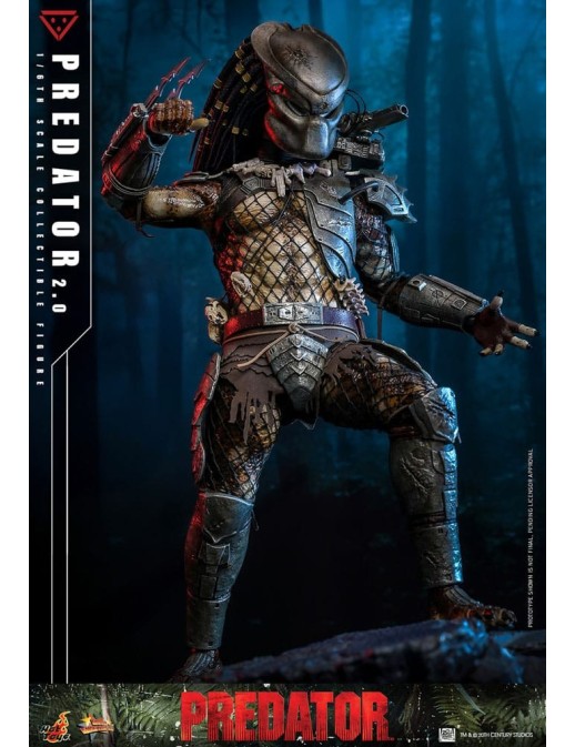 Hot Toys Movie Masterpiece Predator 2.0 Version 1/6 Scale Collectible Figure