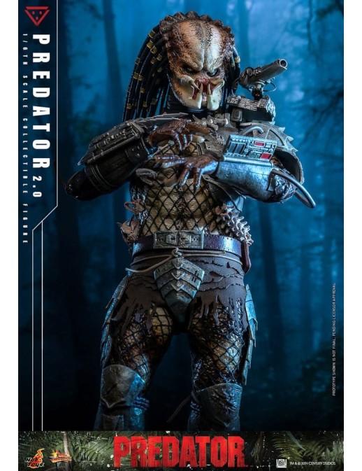 Hot Toys Movie Masterpiece Predator 2.0 Version 1/6 Scale Collectible Figure