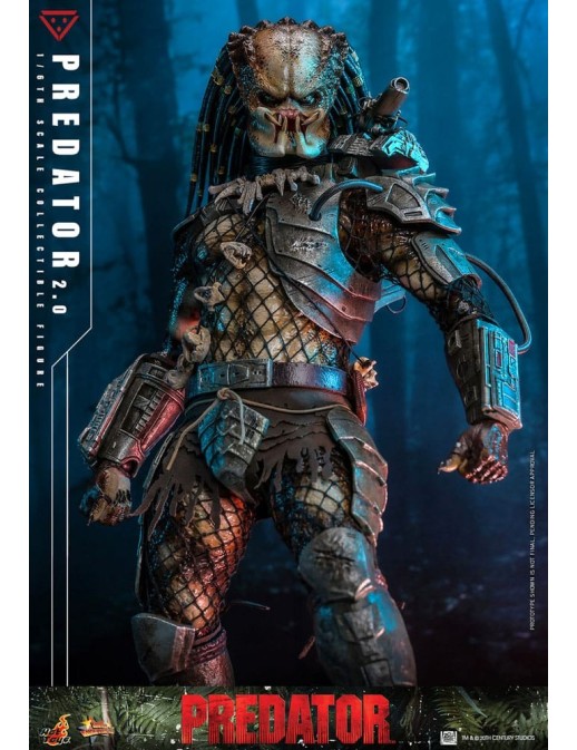 Hot Toys Movie Masterpiece Predator 2.0 Version 1/6 Scale Collectible Figure